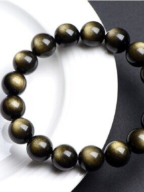 Handmade Natural Gemstone Balance Bracelet Crystal Beads Healing Reiki 10MM